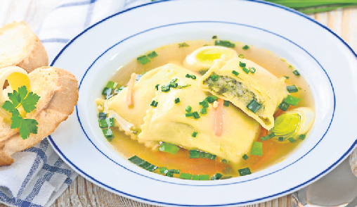 Die selbst gemachten Maultaschen sind in der Metzgerei Böse der Renner und das Herzstück des Sortiments. Fotos: z