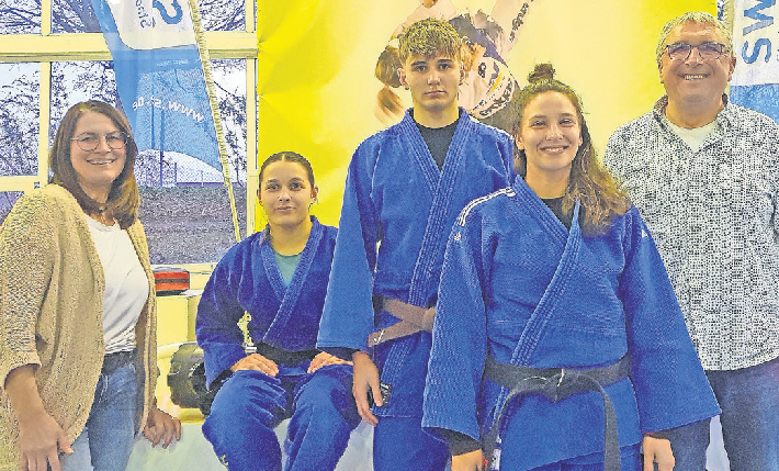 Das Engagement im Verein macht Sabine Spieß, Katharina Narrain, Alexandrino Lates, Janina Stripf und Harald Lupp (von links) viel Spaß.