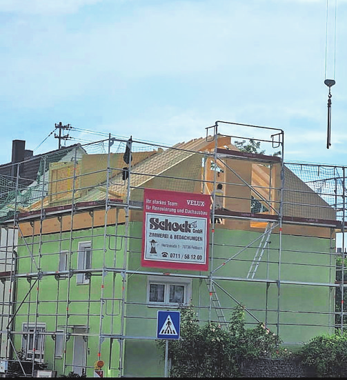 Neuer Wohnraum entsteht.