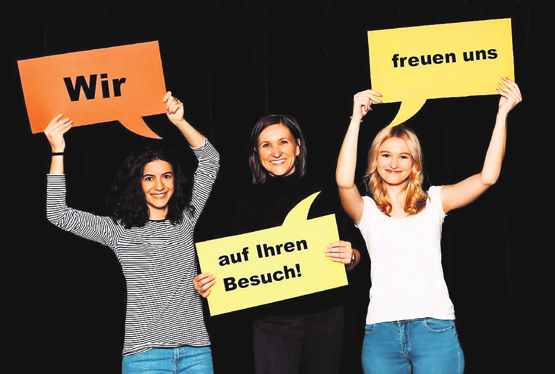 Das iffland.hören.-Team aus Degerloch: Gvantsa Dietl, Petra Würth und Jenny Natterer.