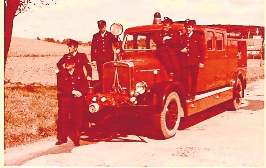 Das erste Einsatzfahrzeug der Feuerwehr Affalterbach. Foto: z