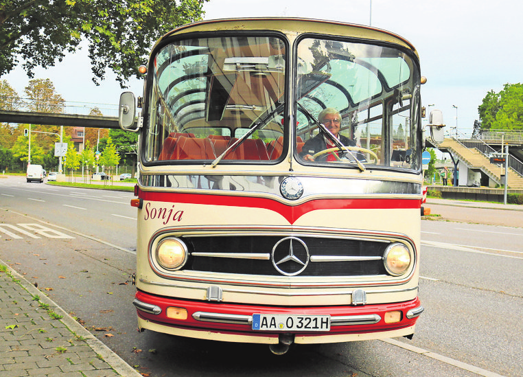 Oldtimer-Reisebus &bdquo;Sonja&ldquo; ist Baujahr 1963.
