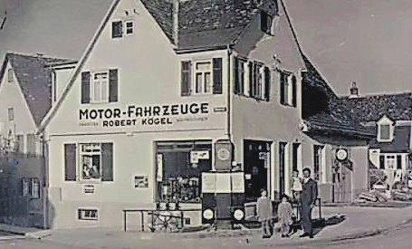 Das Autohaus Kögel im Jahr 1924. Foto: Kögel