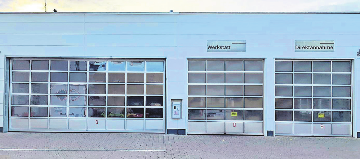 Vier Wohnmobile oder Transporter können gleichzeitig repariert werden. Foto: Kögel