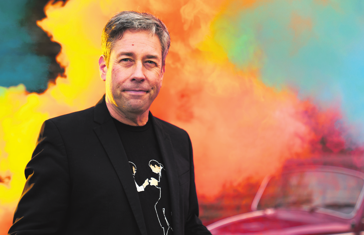 Frederic Hormuth moderiert die 1. Kornwestheimer Lachnacht. Foto: z/Kaiser Schäfer Fotoworks