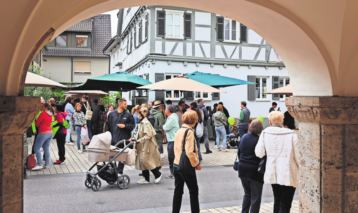 Ganz Fellbach feiert am Maikäferfest. Foto: Michael Käfer