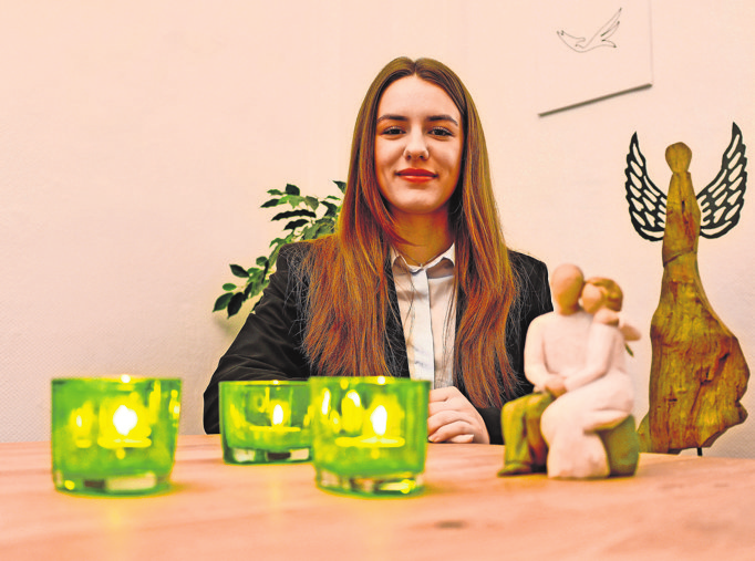 Julia Klein tritt beruflich in die Fußstapfen ihres Vaters.