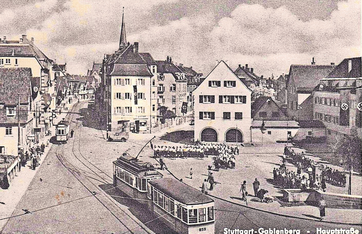 Der heutige Schmalzmarkt wurde 1935 als Aufmarschplatz für die Nationalsozialisten angelegt. Foto: Slg. MUSE-O
