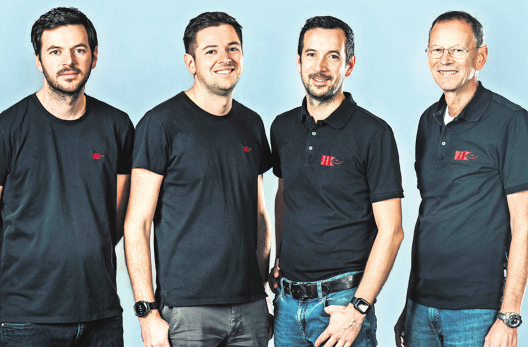 Alles fest in Familienhand (von links): Ferdinand, Christoph, Daniel und Martin Klein Foto: z