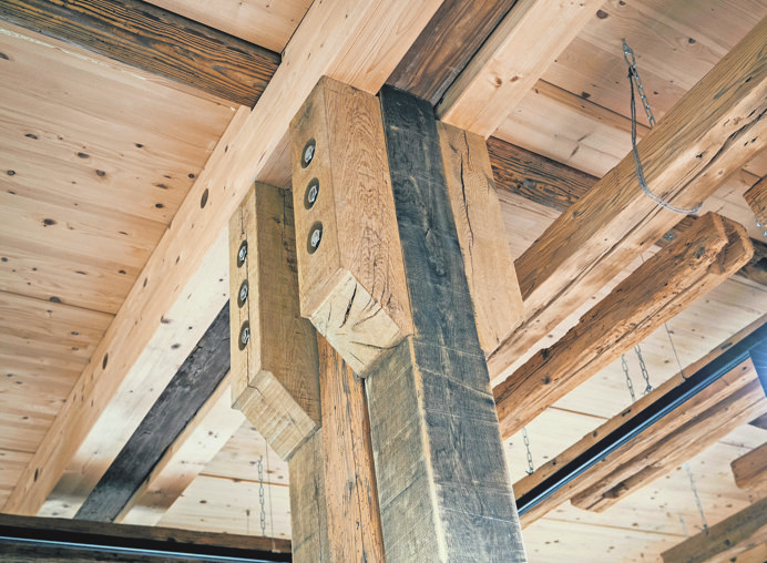 Meisterhafte Verbindung: Neues in Bestehendes integriert.