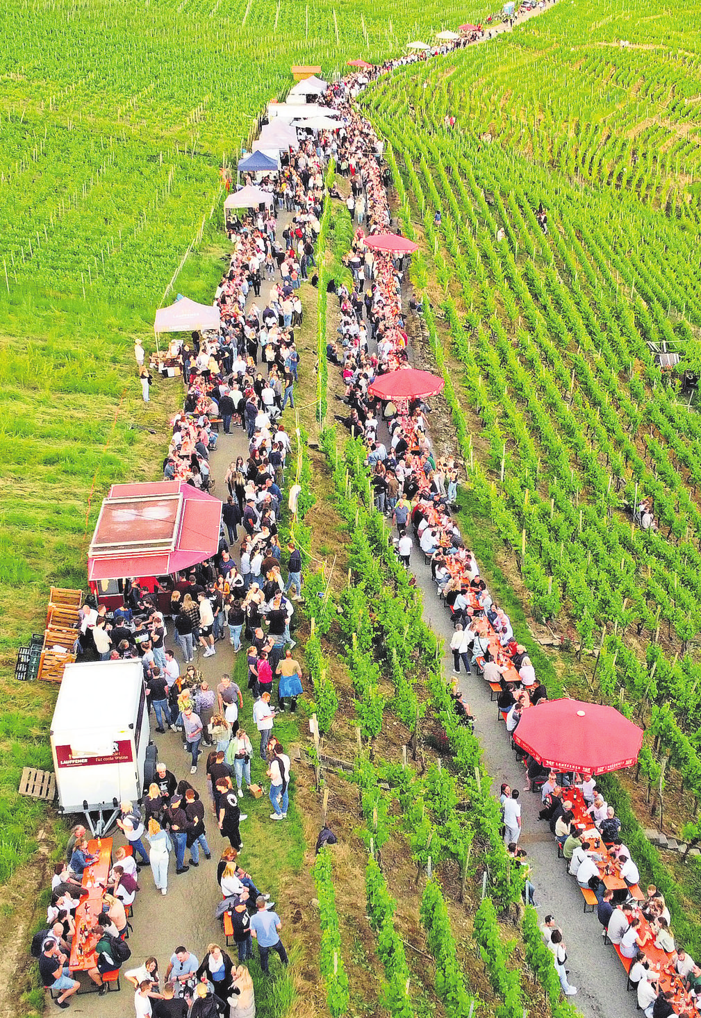 Blick auf das Käsbergfest vor zwei Jahren Foto: Werner Kuhnle