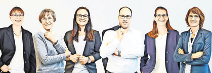 Das Team von optik & hörgeräte fischer. Foto: Janna Mehr