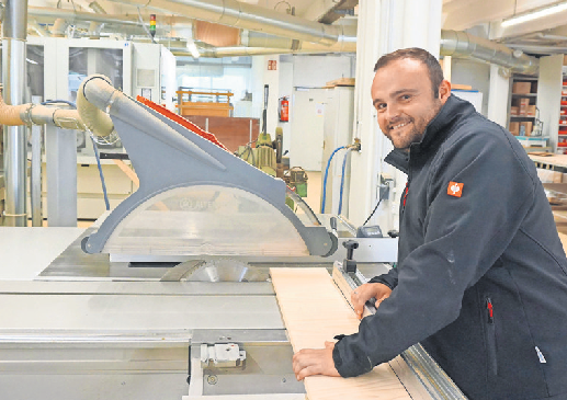 Die vierte Generation steht bei Kiess Innenausbau in der Person von Lukas Kiess bereit.