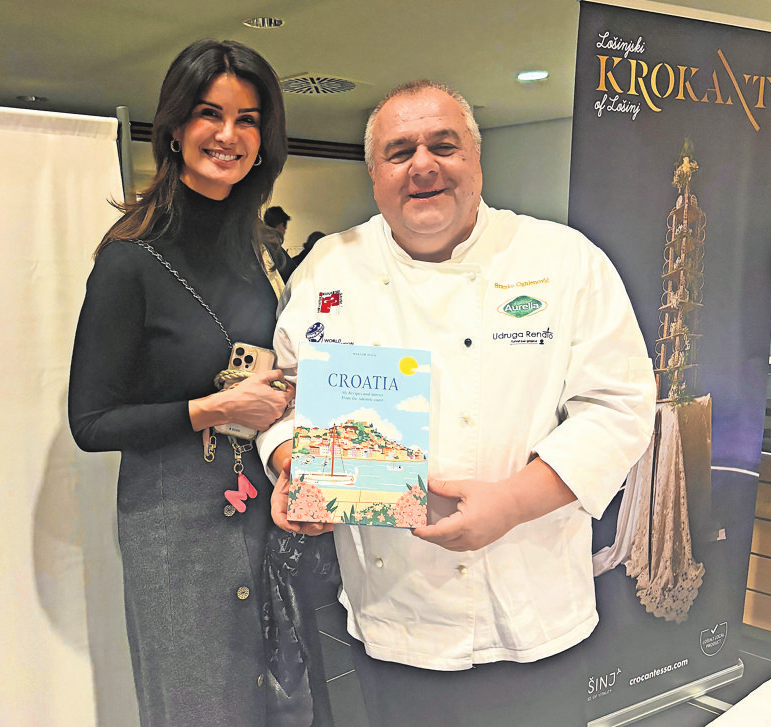 Honorarkonsulin Miriam Mack mit dem kroatischen Küchenchef Branko Ognjenovic. Foto: z