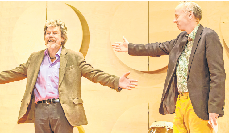 Und auch Reinhold Messner gab sich die Ehre. Foto: privat