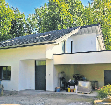 Neubau mit kompletten Maler- und Stuckateurarbeiten Foto: privat