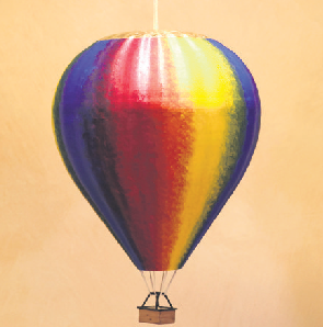 Messeneuheit: Urne in Ballonform.