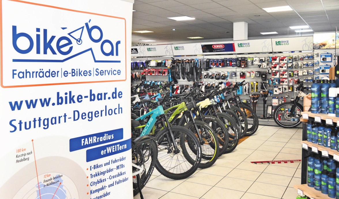 Wer einen kompetenten Ansprechpartner in Sachen Fahrrad, Elektro-Rad und Fahrradzubehör sucht, ist in der bike-bar goldrichtig.