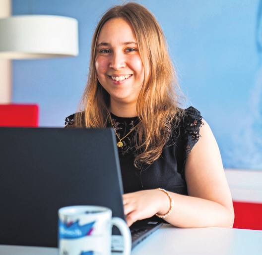Janine Ritter, Auszubildende und Studentin.