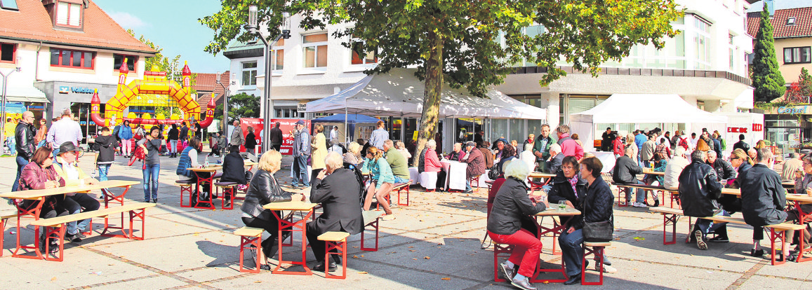 Gemütlichkeit wird groß geschrieben beim Weilemer Herbst.