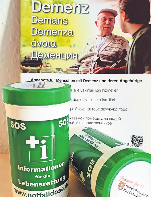 Lebensretter: Die Notfalldose.