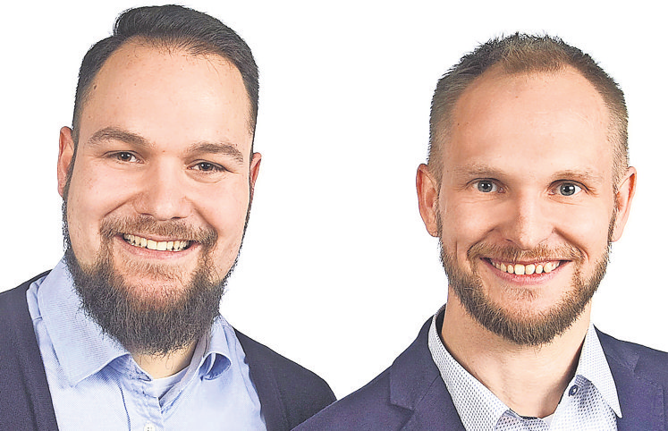 Yannick Lausberg und Thomas Martin (v.l.) Foto: S + K/