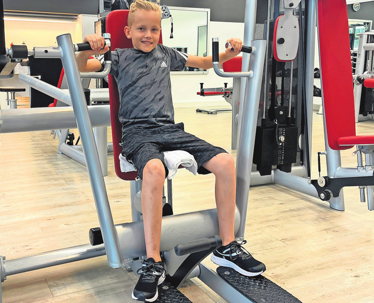 Im Motiv dürfen Kinder bereits ab zehn Jahren trainieren.