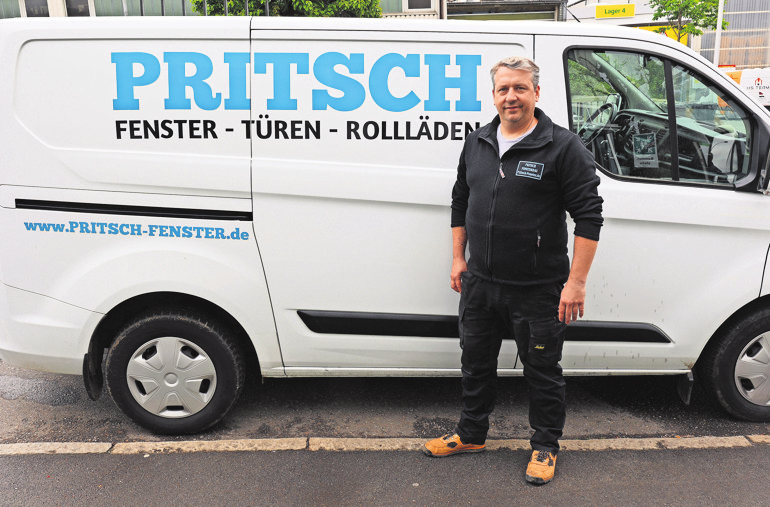 Thorsten Pritsch ist Spezialist für Fenster, Türen und Rollläden.