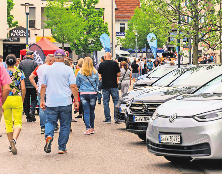 Die Flaniermeile in der Ditzinger Innenstadt Foto: Lisa Gatzemann