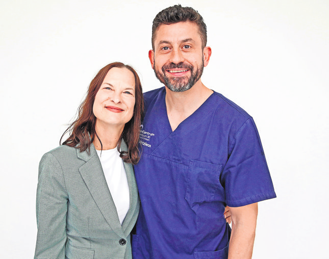 Dr. Georg Vintzileos und seine Frau Kerstin.