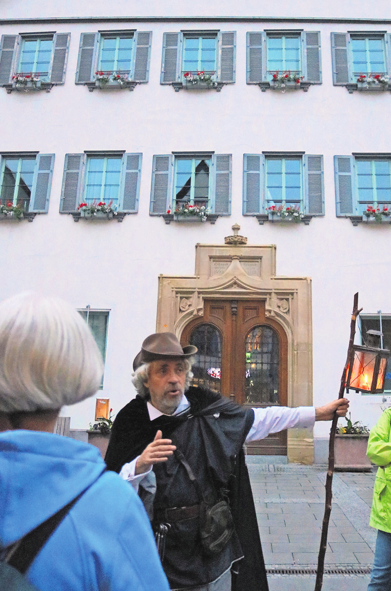 Auf der Tour geht es in die Altstadt Cannstatts.
