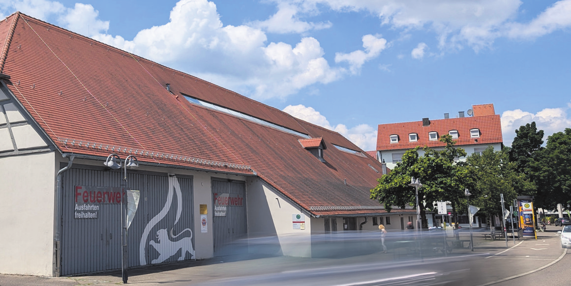 Das Herz des Stadtbezirks: Die alte Wangener Kelter.