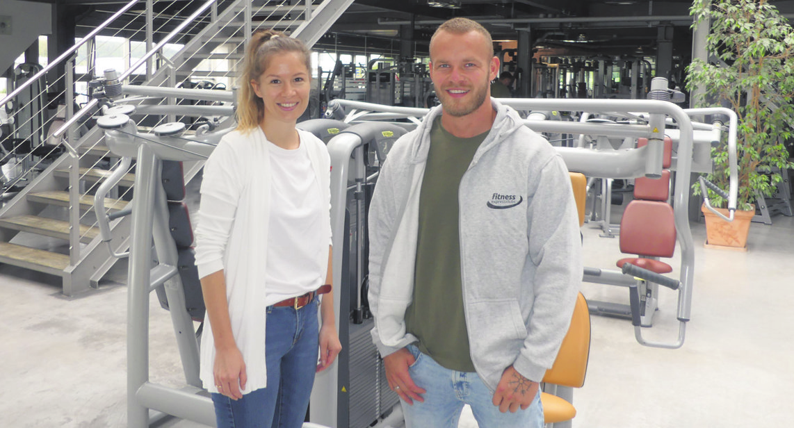 Generationenwechsel: Larissa und Marvin Fräßdorf haben in diesem Jahr die Geschäftsführung der Fitness Express Clubs übernommen. Foto: Holger Schmidt