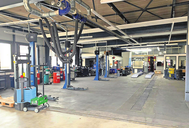 Ein Blick in die Werkstatt des Autohauses Kögel. Foto: Kögel
