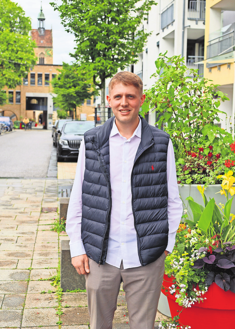Geschäftsstellenleiter Julian Gregorius. Foto: Michael Käfer