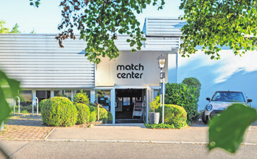 Das match center ist der perfekte Ort, um Sport, Wellness und Genuss miteinander zu verbinden. Foto: z