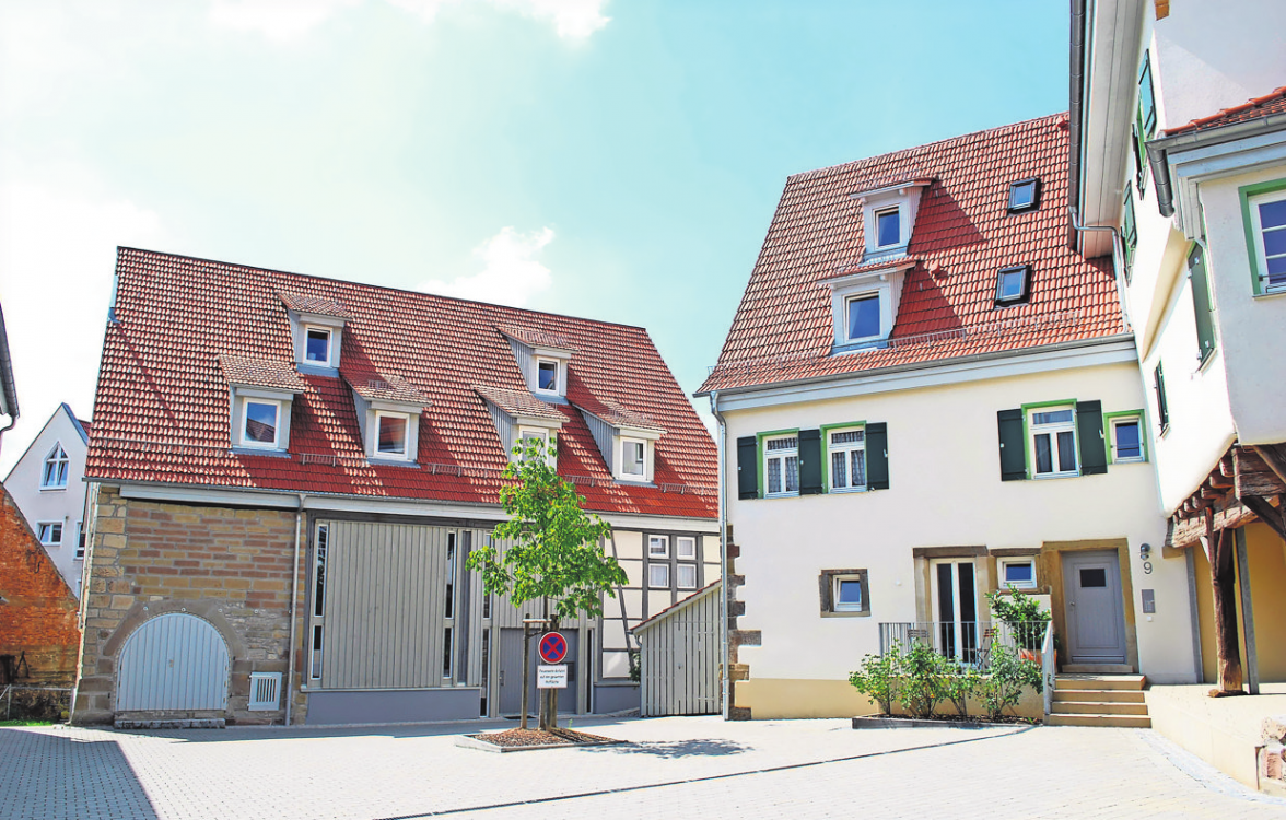 Gelungene Sanierung: Der historische Härdtleshof in Schmiden. Foto: Heid