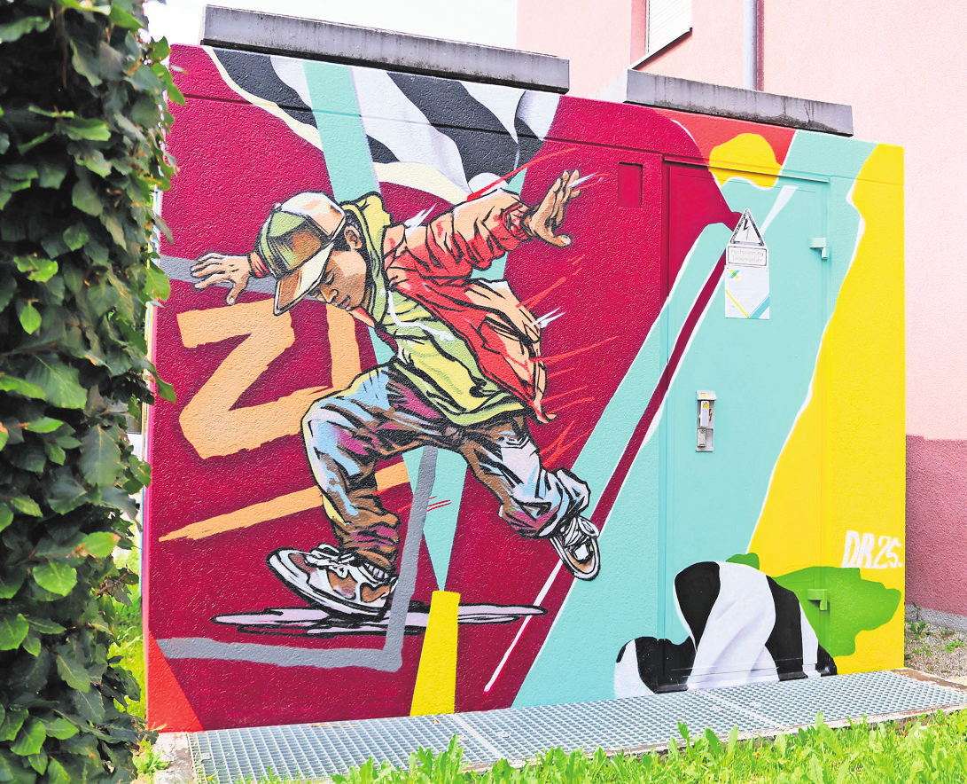 Jung und dynamisch: So präsentiert sich das Graffiti.