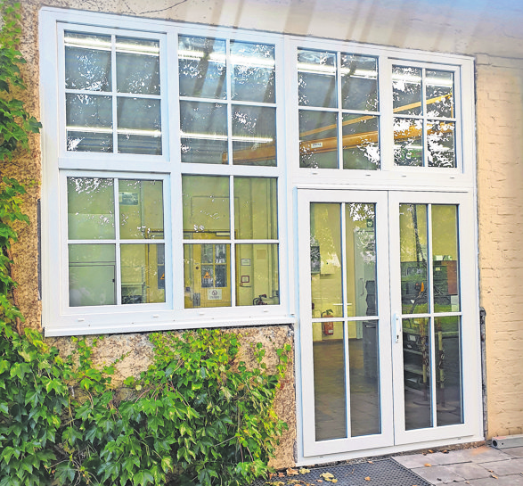 Kombination von Fenstern mit Türen. Fotos: Pritsch (2)