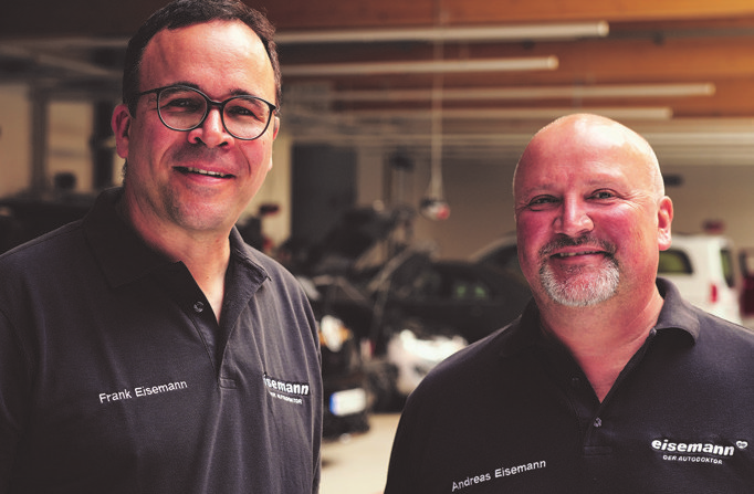 Handwerksmeister: Frank (links) und Andreas Eisemann.