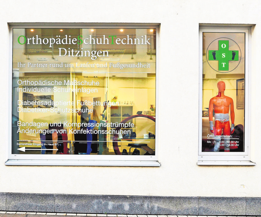 OrthopädieSchuhTechnik Ditzingen in der Marktstraße 6/2