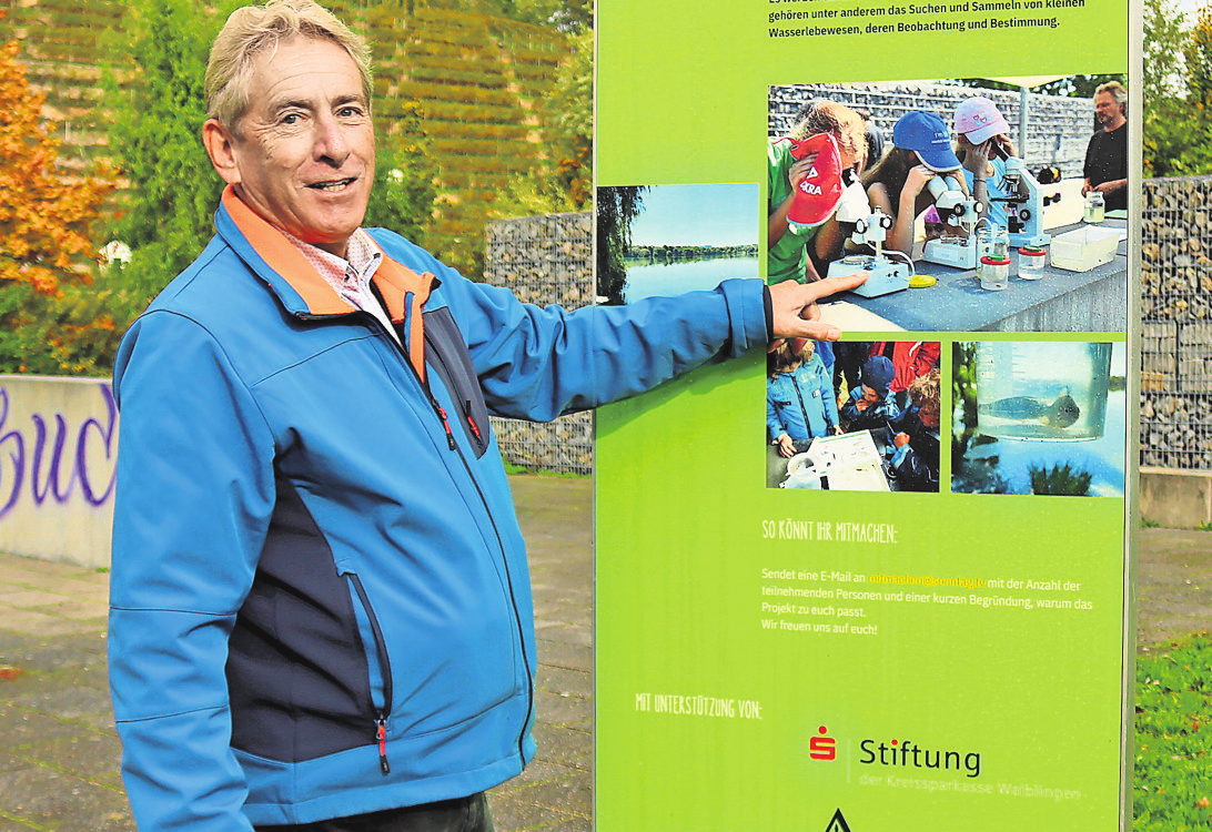 Neckarguide Wolfgang Zwinz führt zu Steinen und Weinen. A Archivfoto: Eva Herschmann