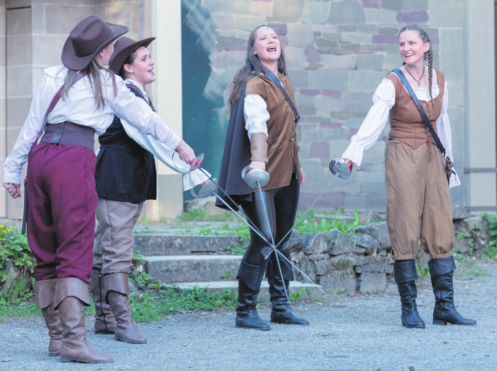 „Die Tochter des Musketiers“ wird am Abend gespielt. Foto: Kerstin Fischer “
