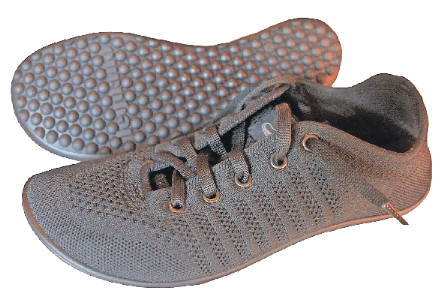 Barfußschuh mit viel Raum für Zehen: der Leguano Go aus Ulm. Foto: kram