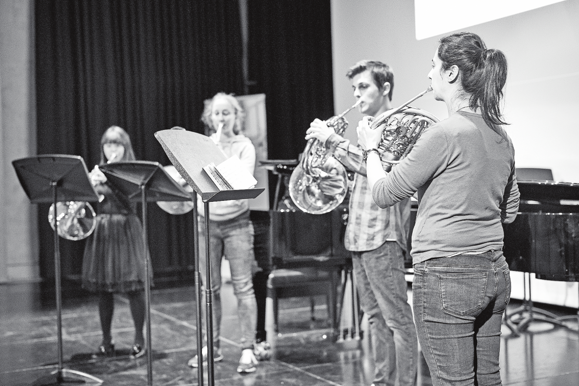 Beim Abschlusskonzert der Akademie der Starnberger Musiktage in der Schlossberghalle. Fotos: wildundleise