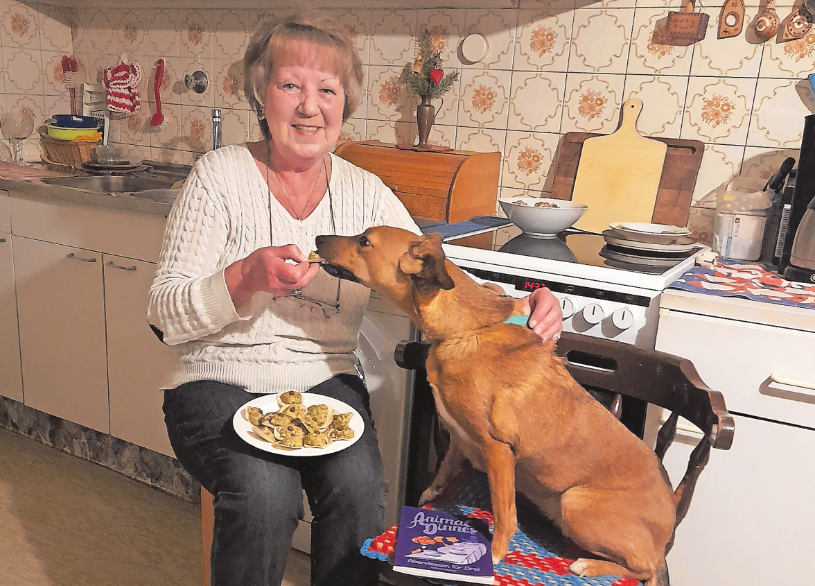 Hündin Cora lebt bei Gabriela Skarda im Schlaraffenland. Foto: privat