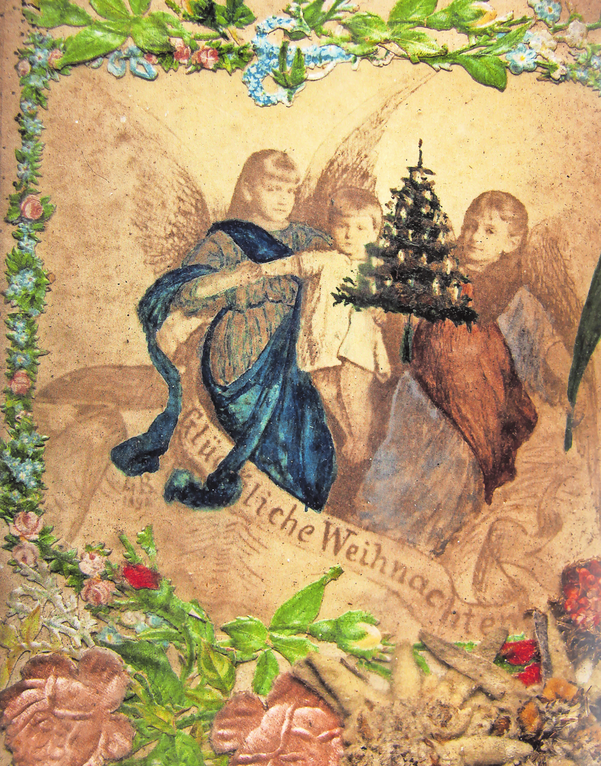 1892 hat das Ehepaar Schiele diese Weihnachtskarte anfertigen lassen. Darauf zu sehen sind die Kinder Melanie und Elvira, in der Mitte der zweijährige Egon, der später ein weltberühmter Maler wurde. Dieses Zeitdokument ist im Egon-Schiele-Museum im österreichischen Tulln ausgestellt.