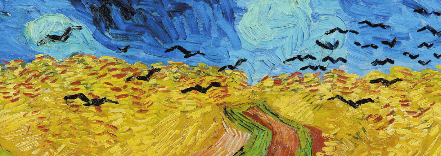 Van Gogh - Krähen über Weizenfeld<br/>Van Gogh Museum, Amsterdam