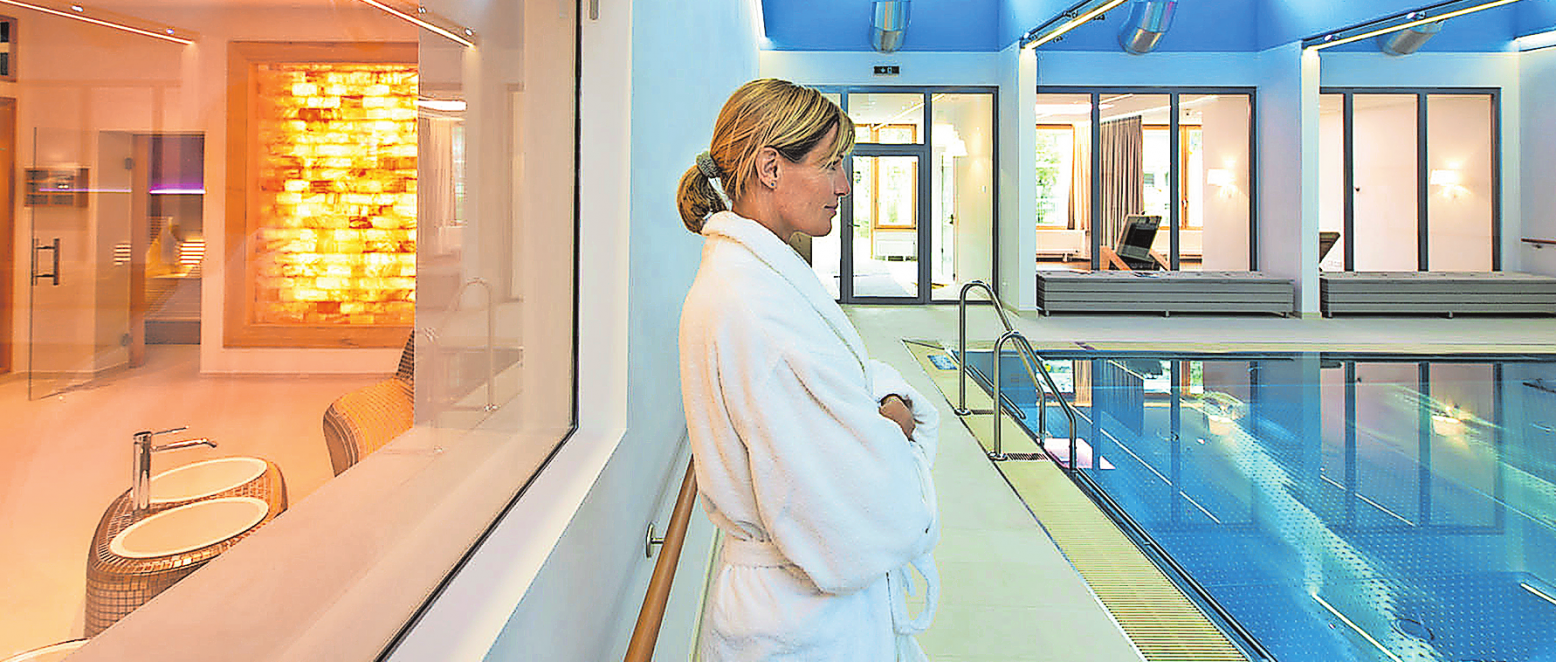 Ein optimales Gesundheits- und Spa-Angebot bietet das Vitalisarium im Wohnstift Mozart in Ainring im Berchtesgadener Land.