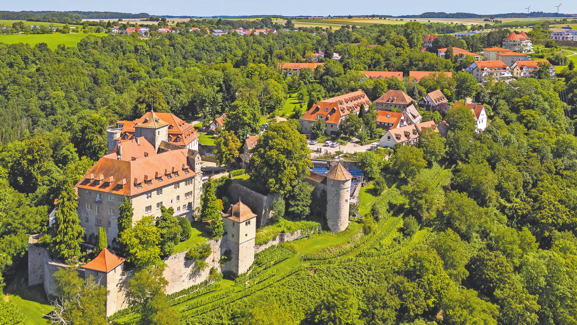 Schloss Stetten bei Künzelsau in Baden-Württemberg.